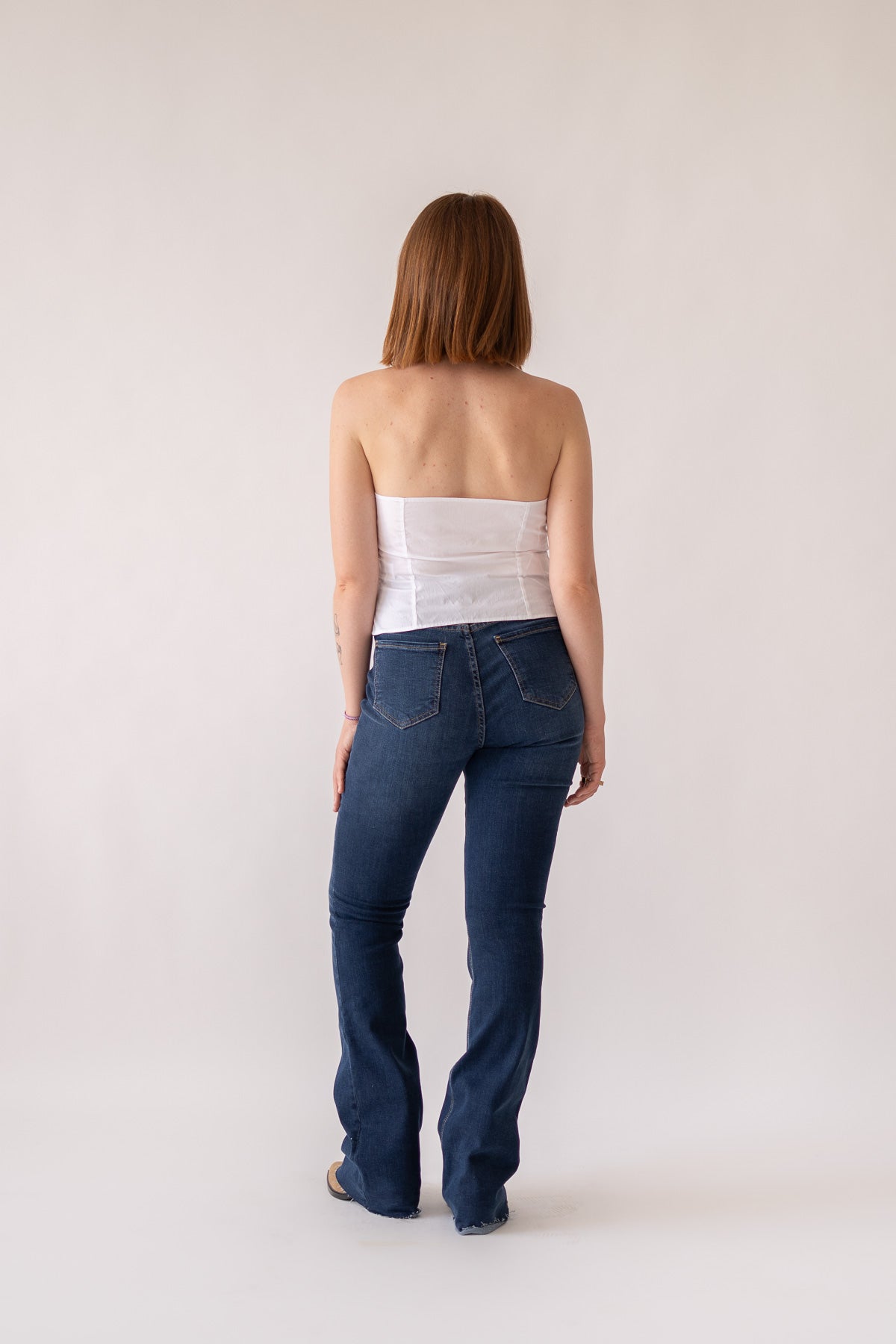 Flare broek – Donkerblauw