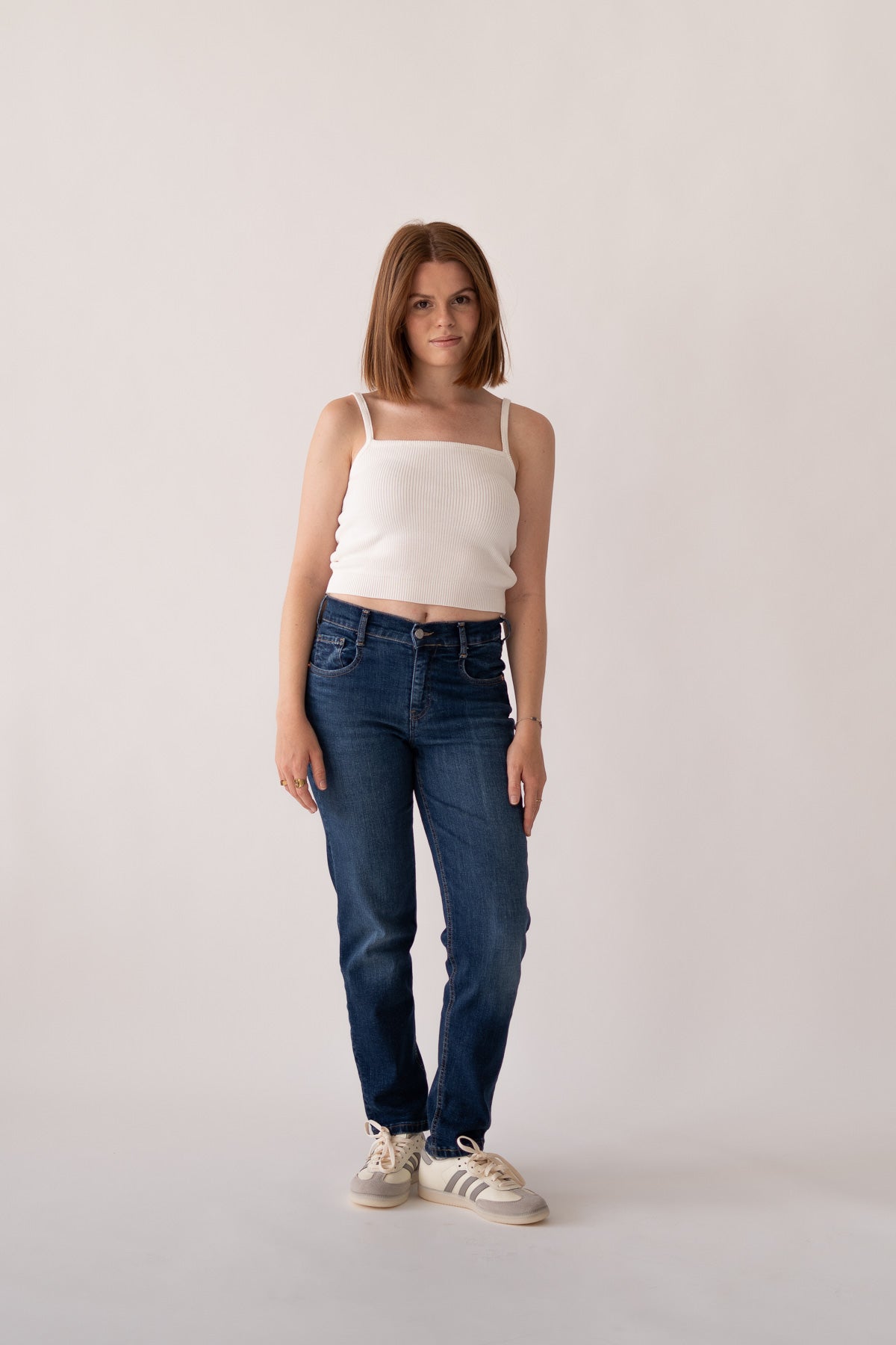 Mom Broek – donkerblauw