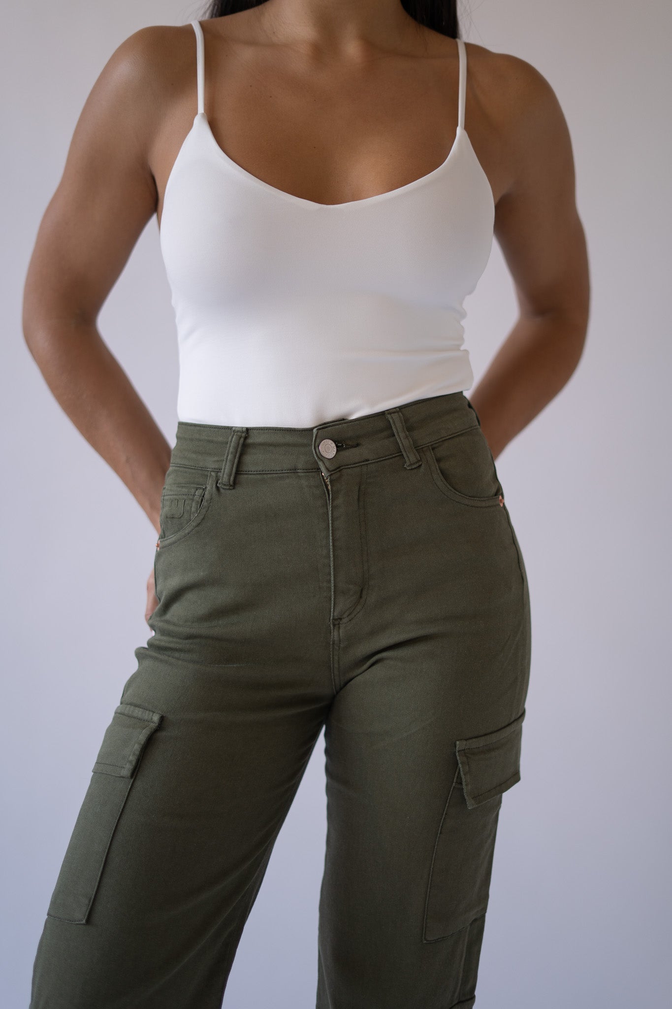 Cargo broek – kaki