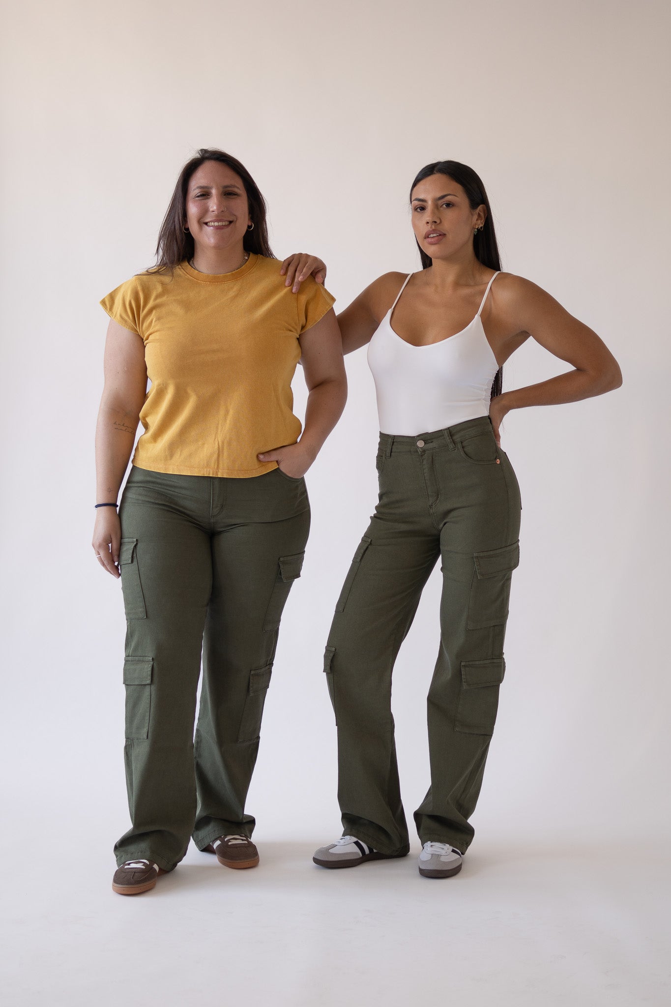 Cargo broek – kaki