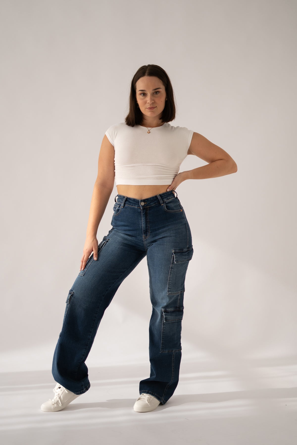 Cargo broek – donkerblauw