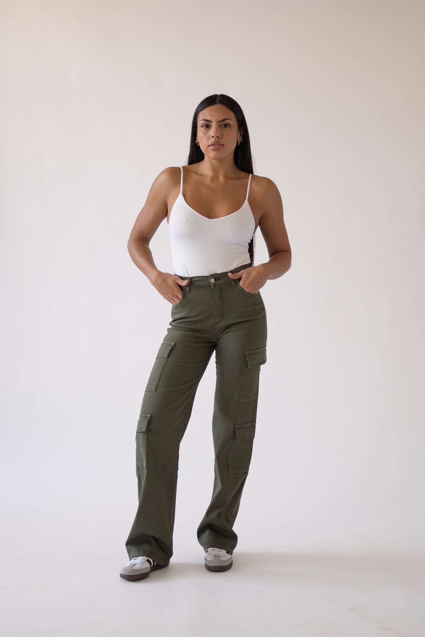Cargo broek – kaki