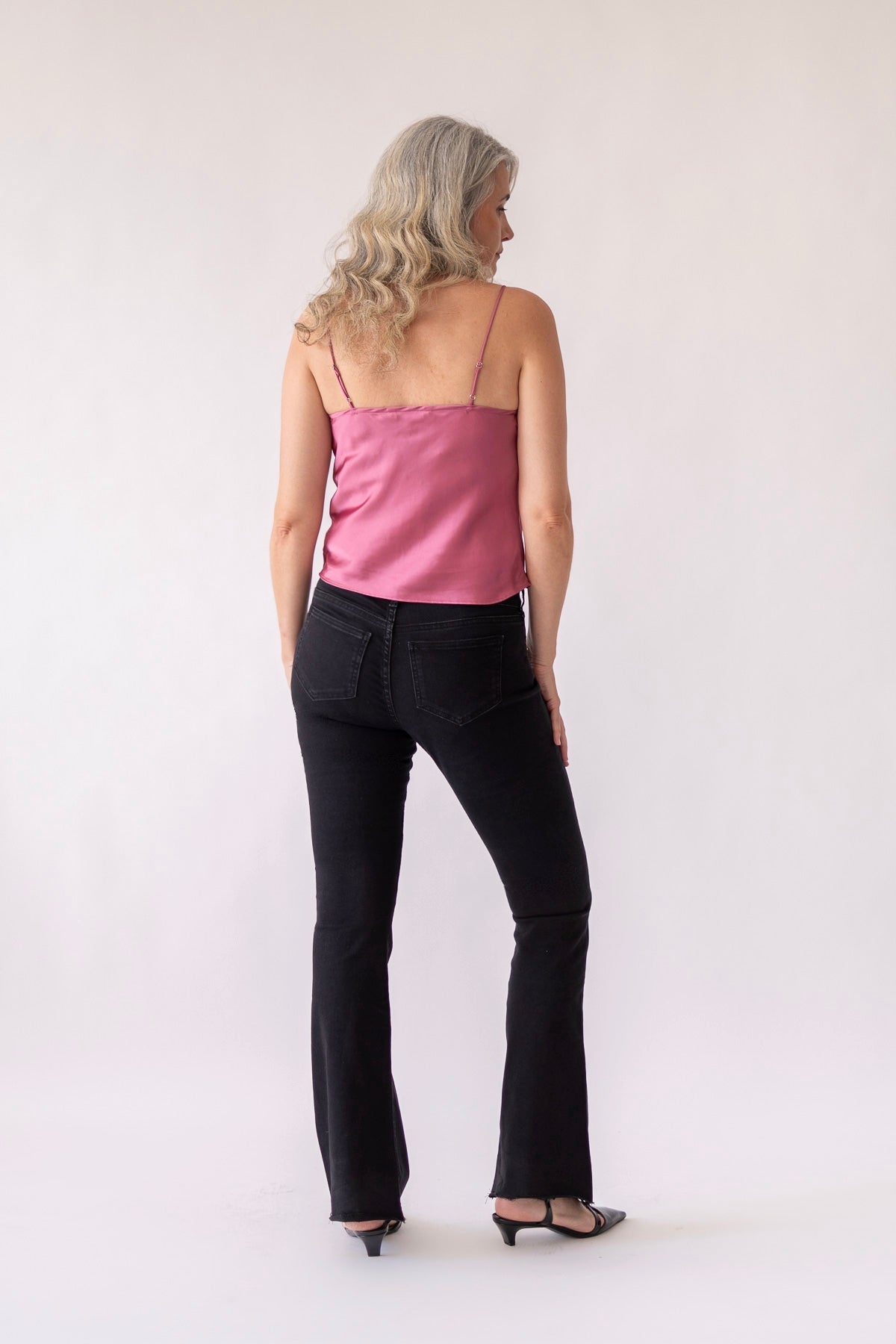 Flare broek – zwart