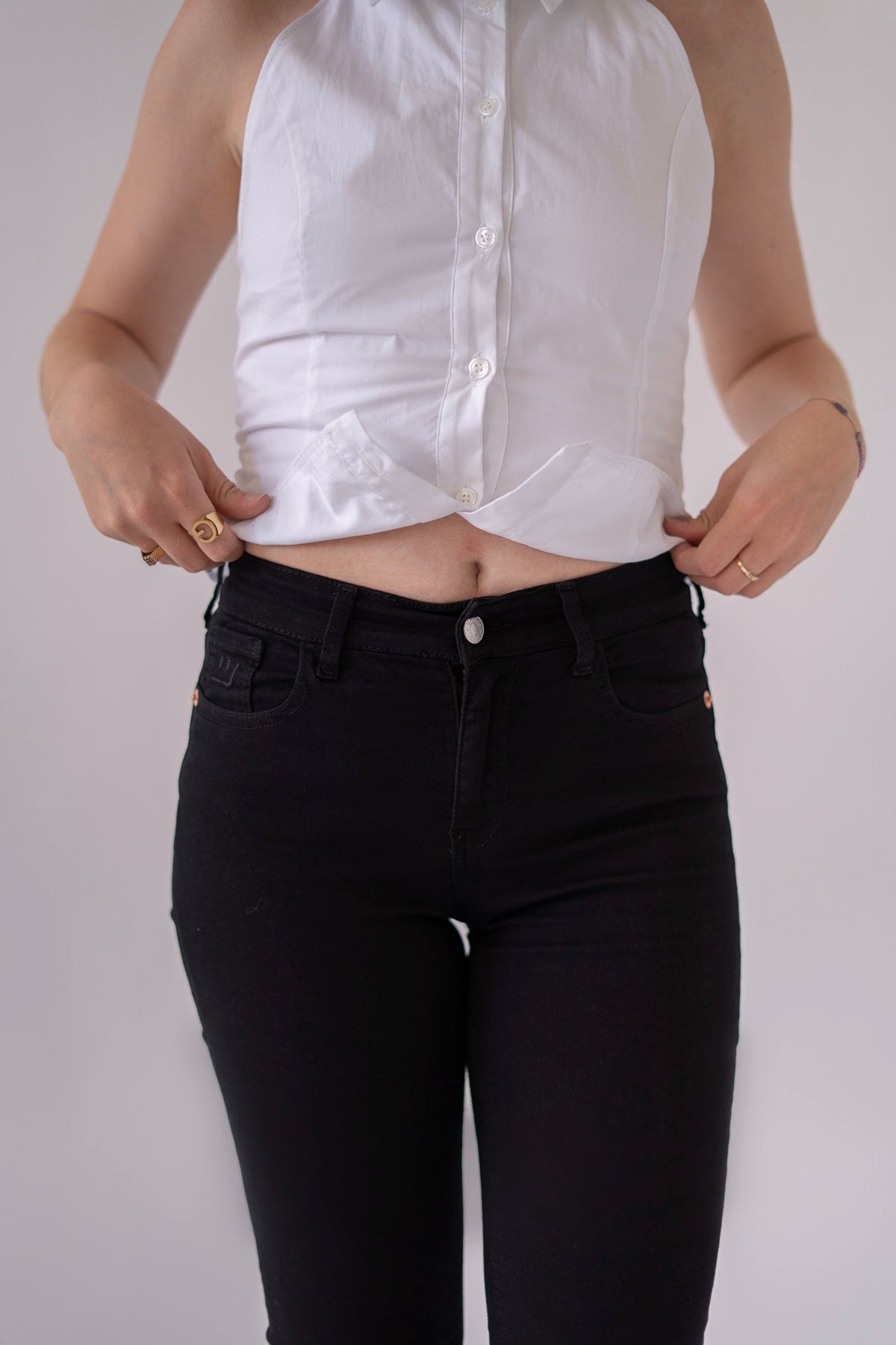 Strakke broek – zwart