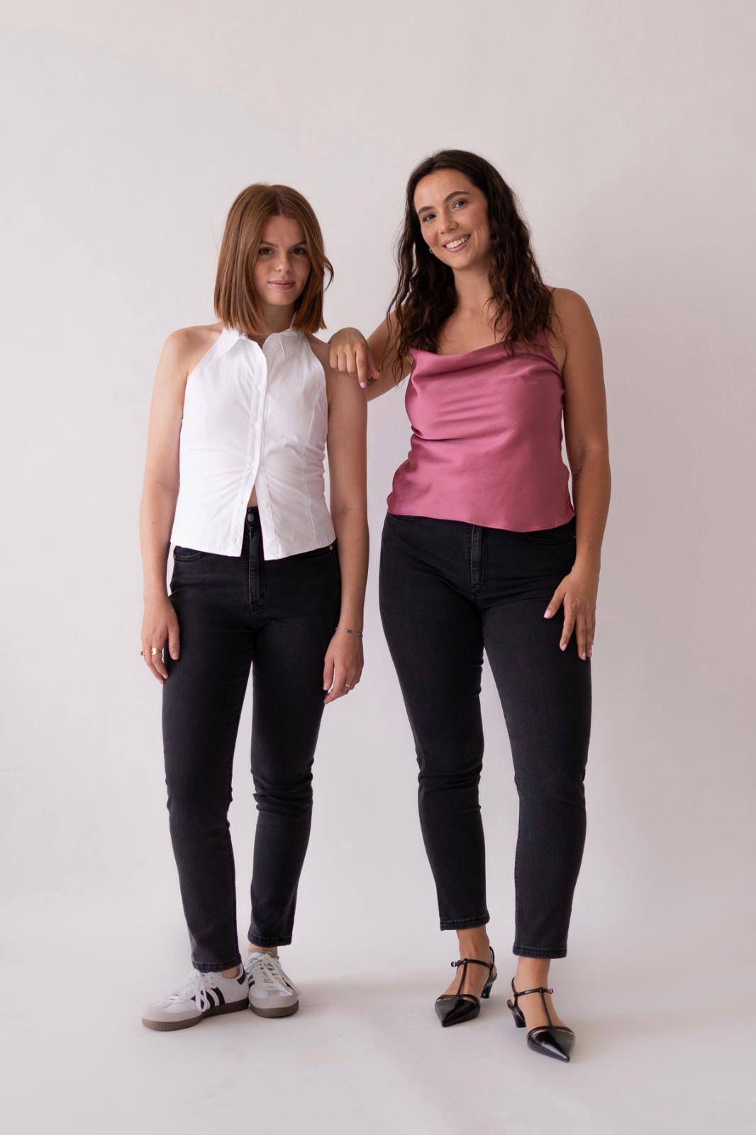 Mom broek – zwart