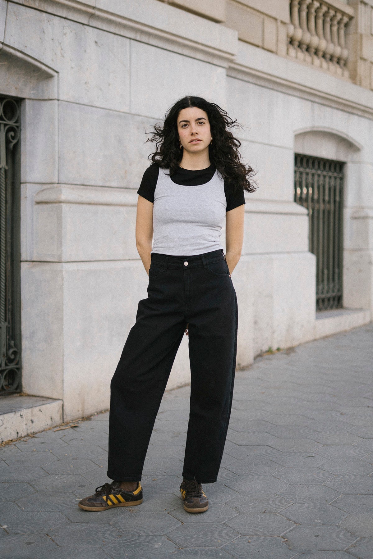 Barrel broek – zwart