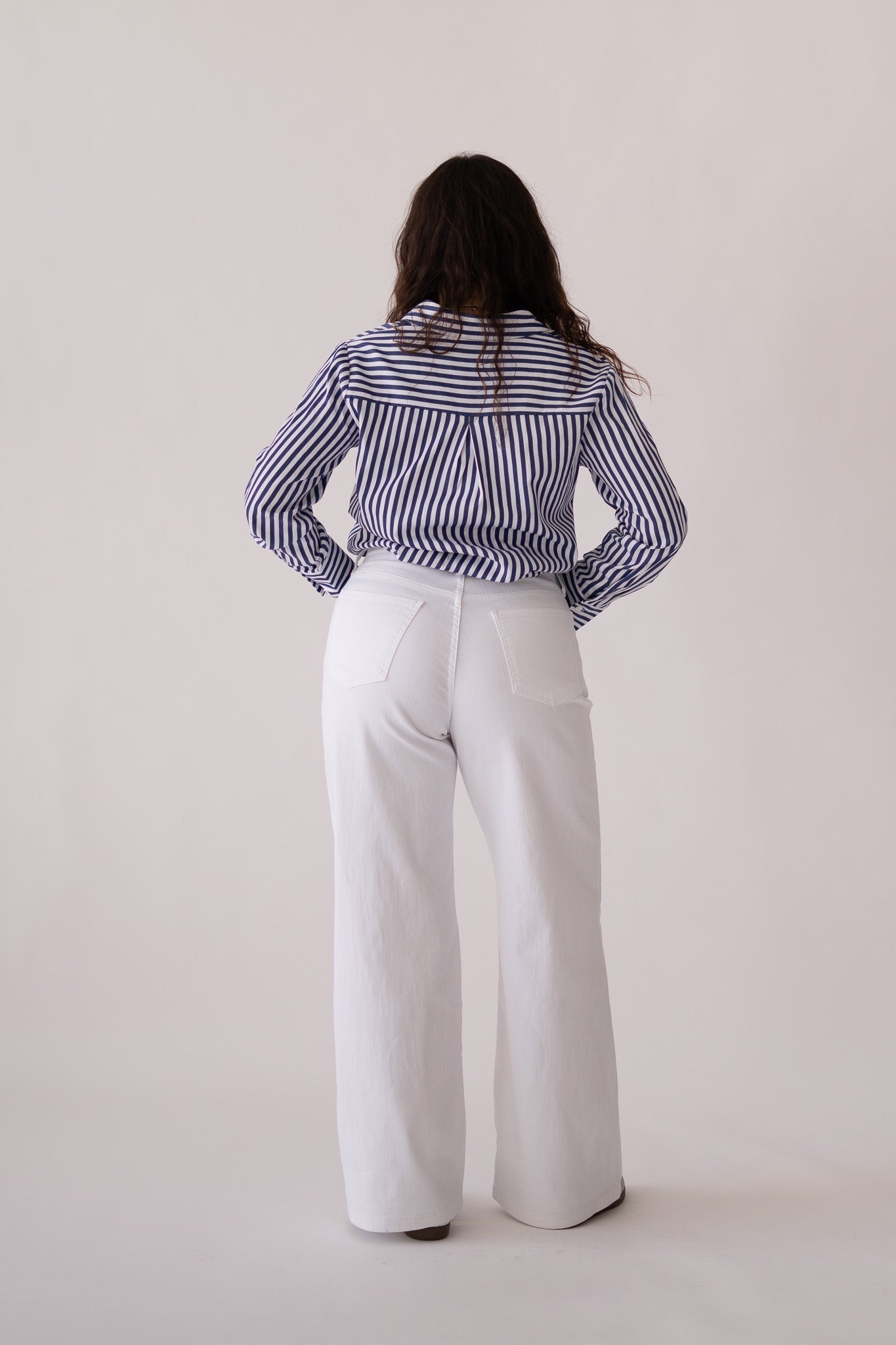 Wijde broek – wit