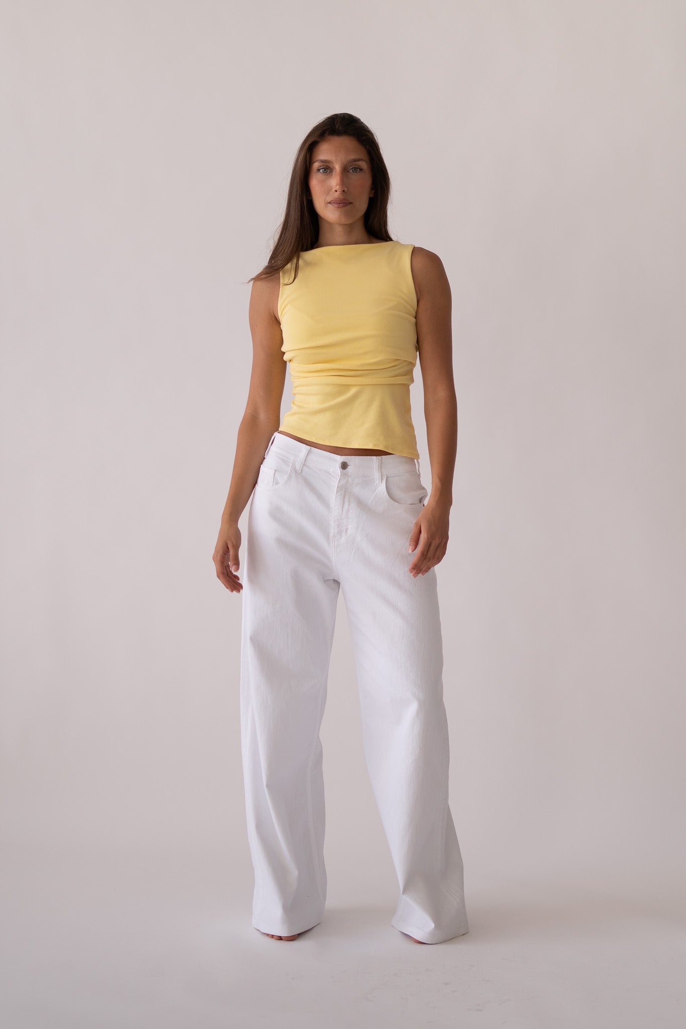 Wijde broek – wit