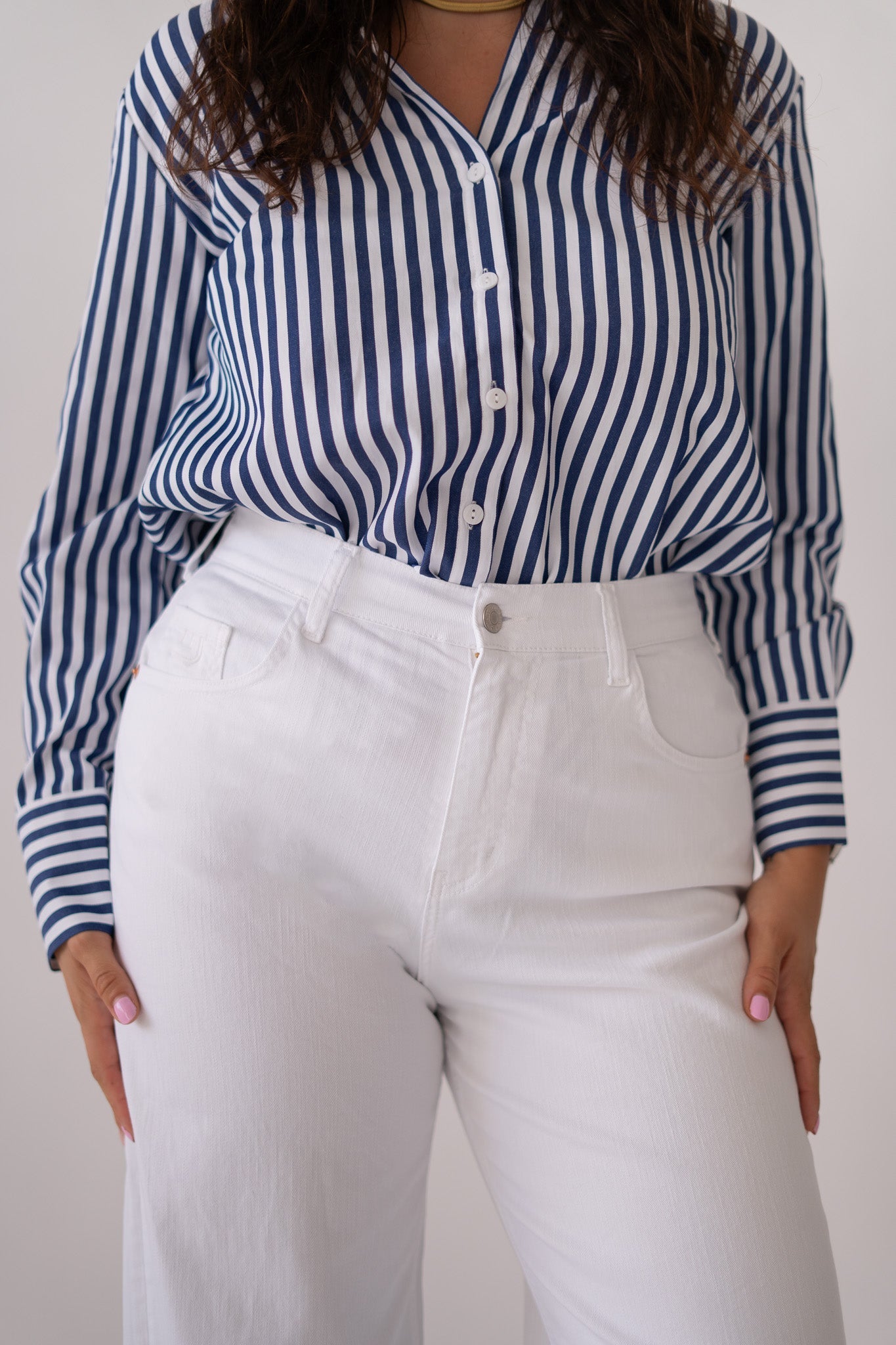 Wijde broek – wit
