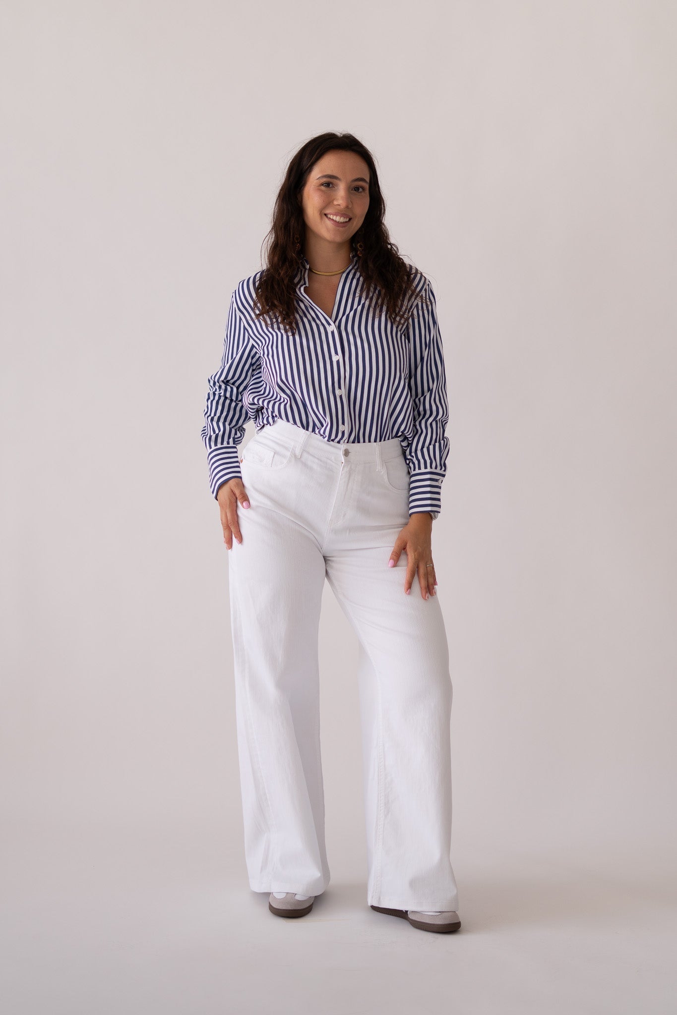 Wijde broek – wit