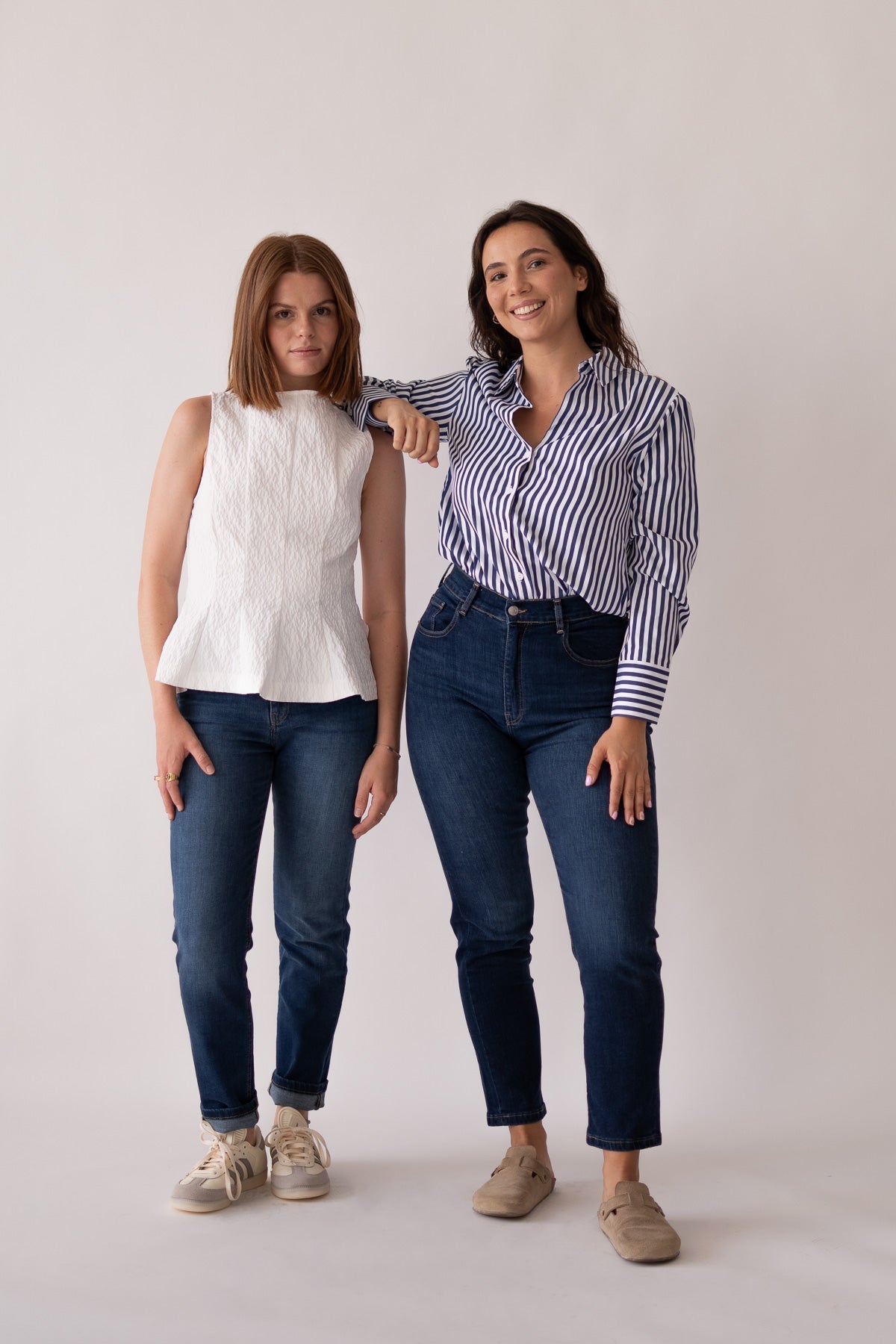 Mom broek – donkerblauw