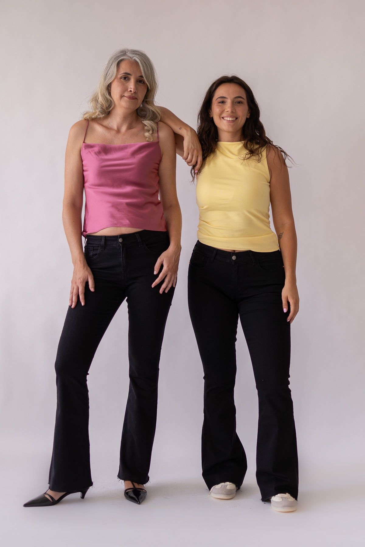 Flare broek – zwart