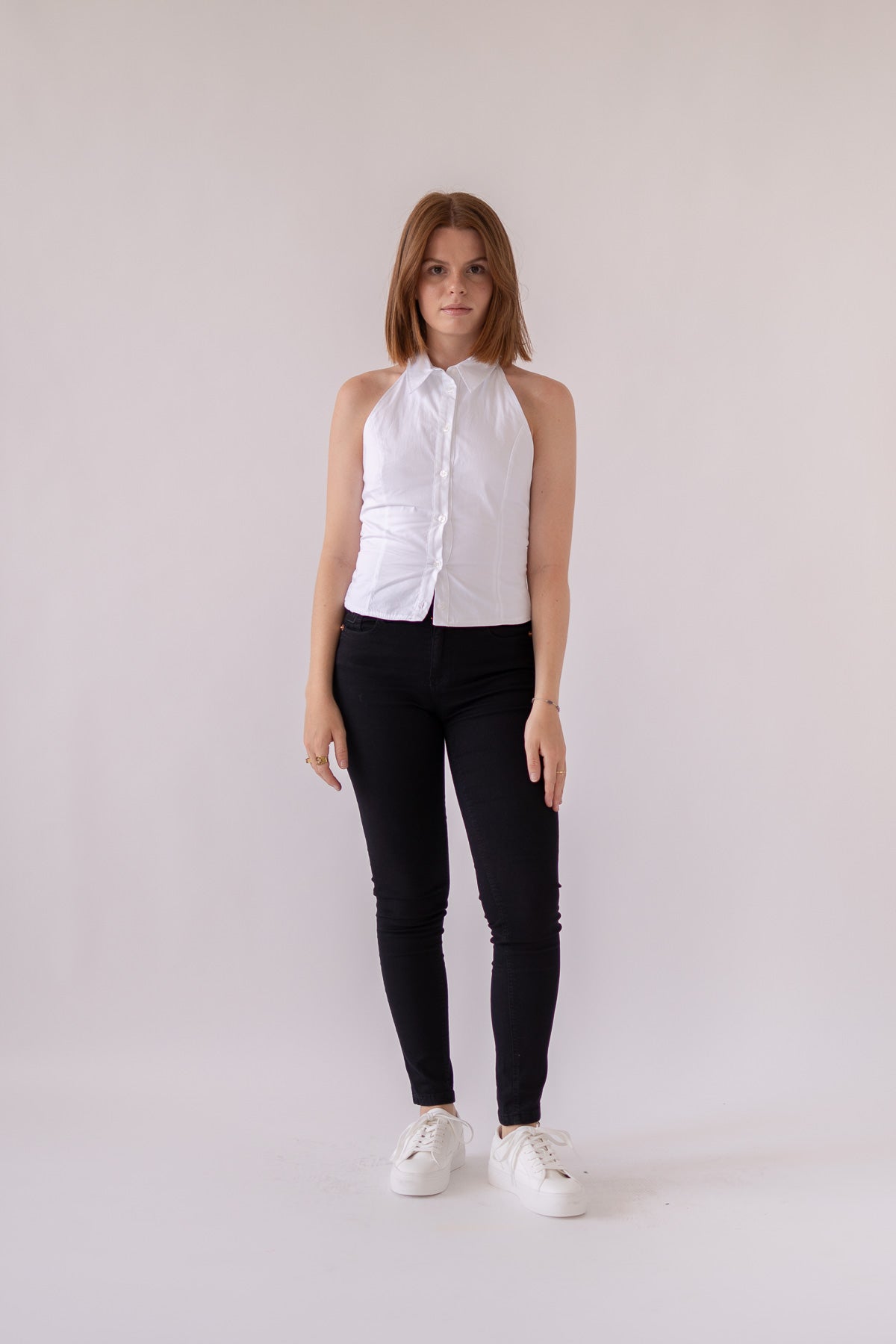 Strakke broek  – zwart