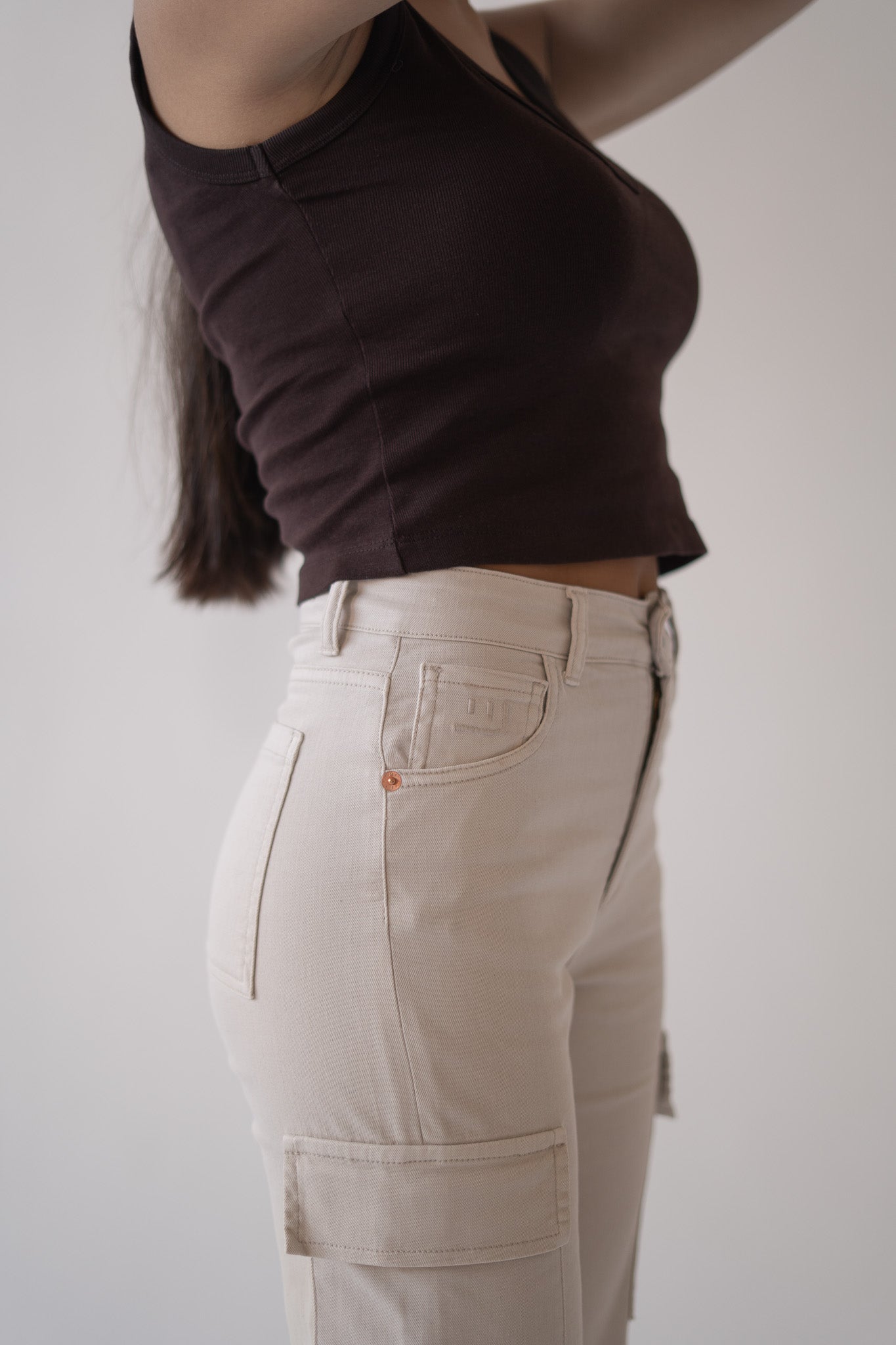 Cargo broek – beige