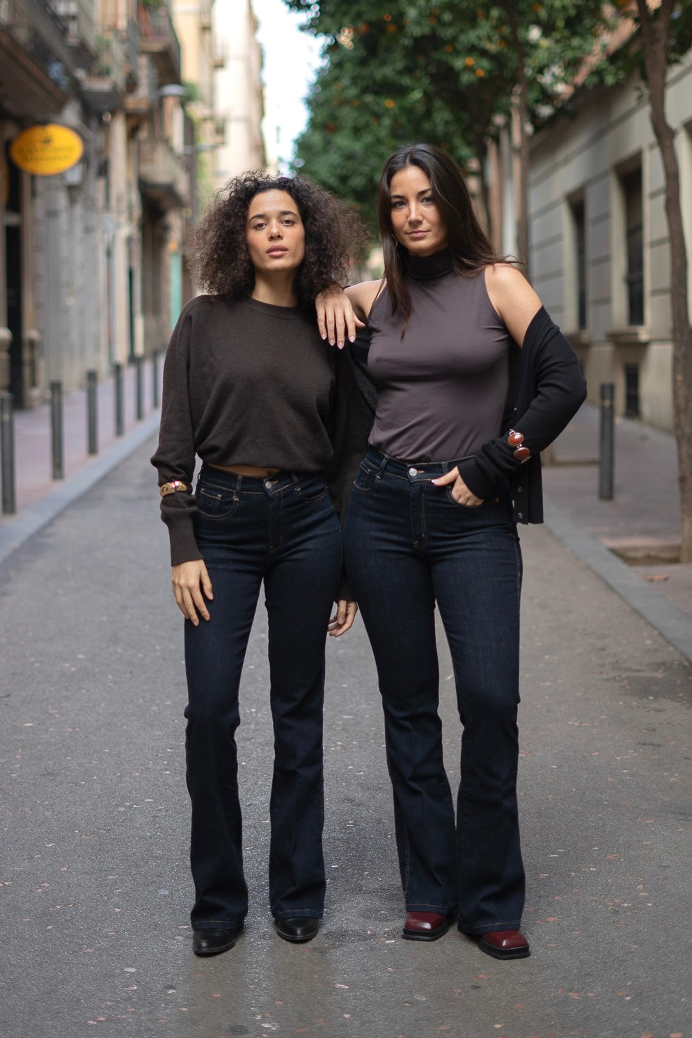 70’s flare broek - Raw denim