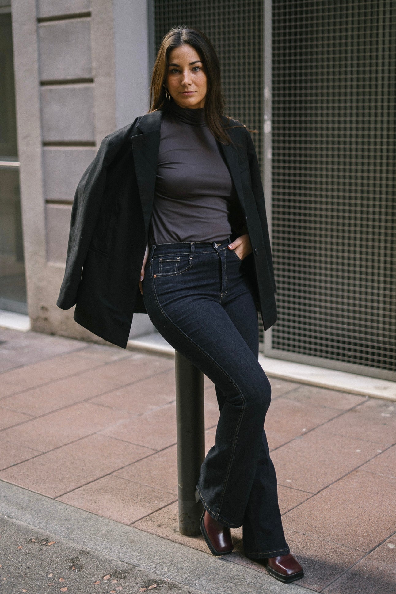70’s flare broek - Raw denim