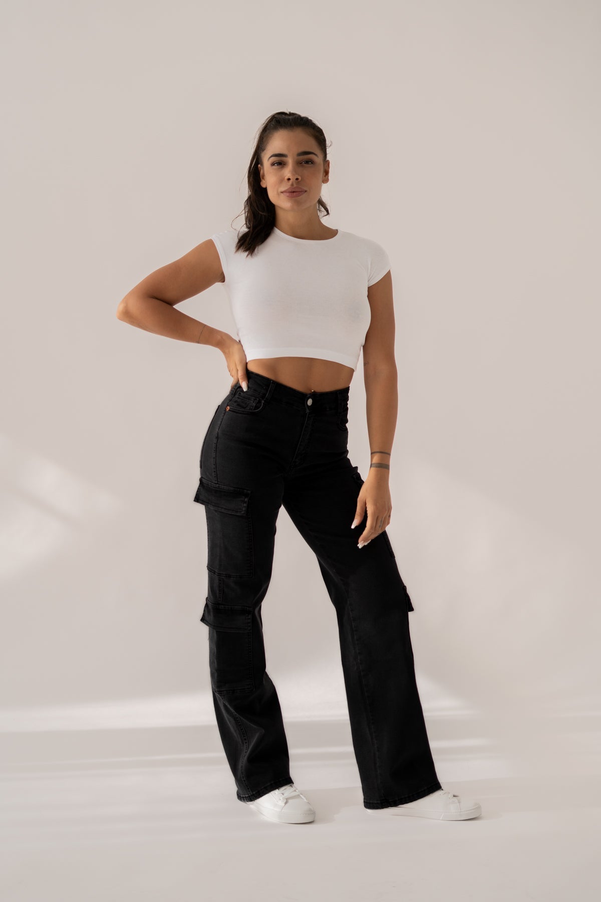 Cargo broek – zwart
