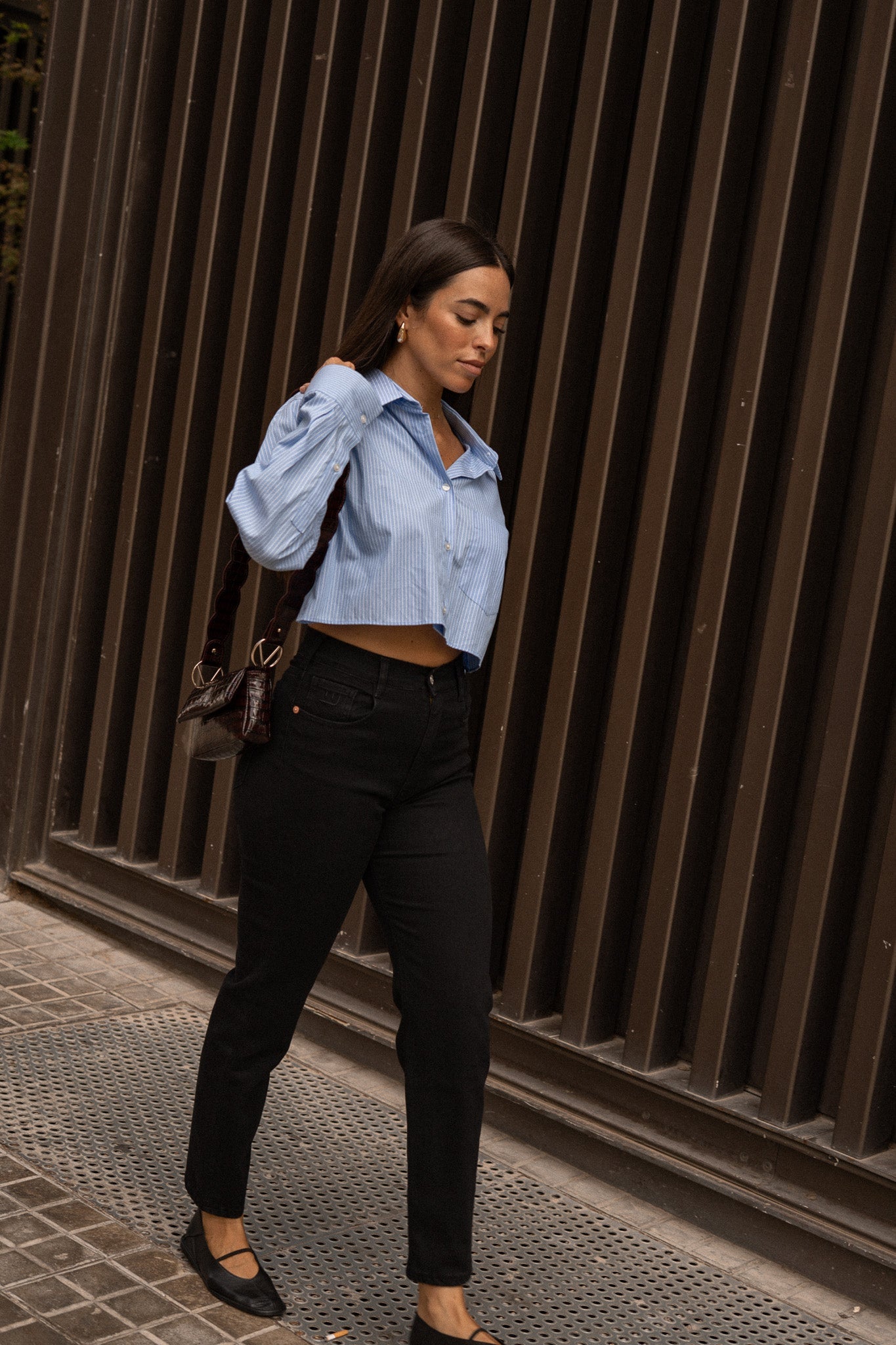 Mom broek – diepzwart