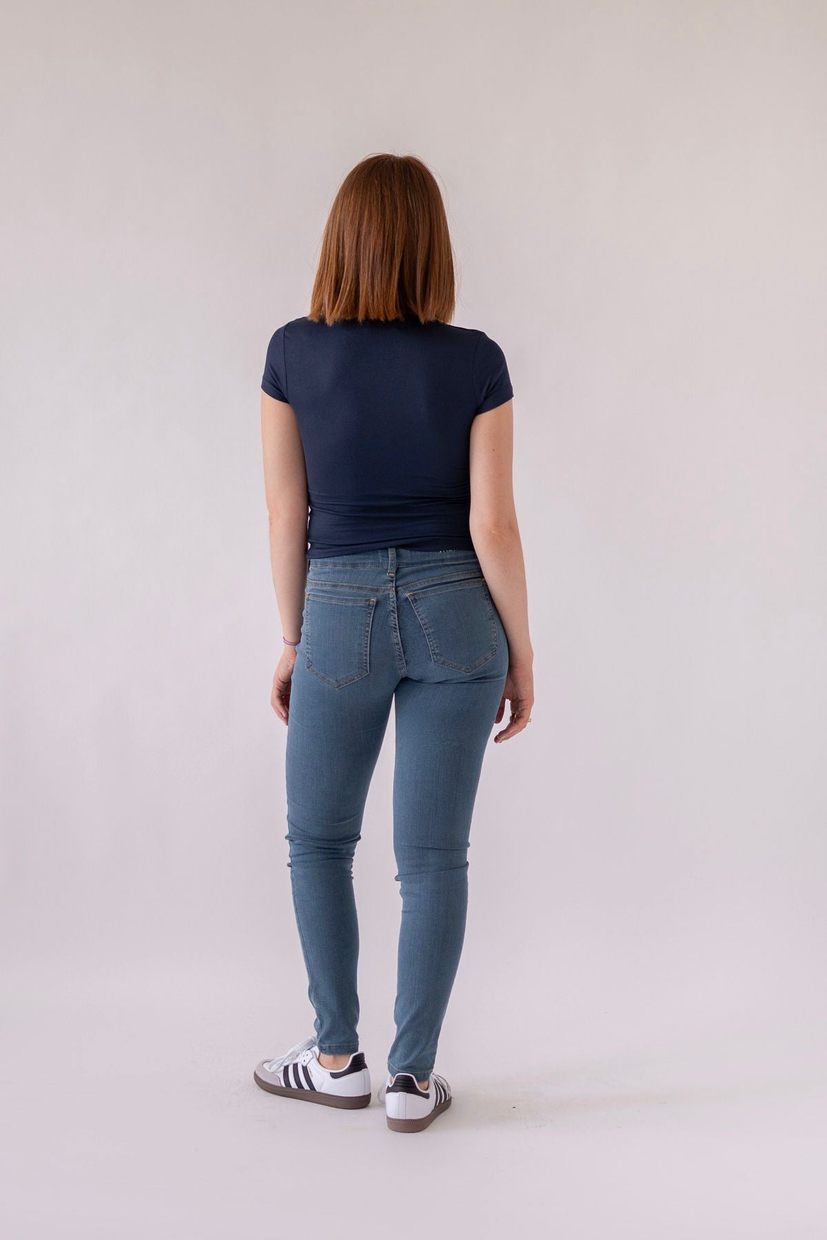 Strakke broek – lichtblauw